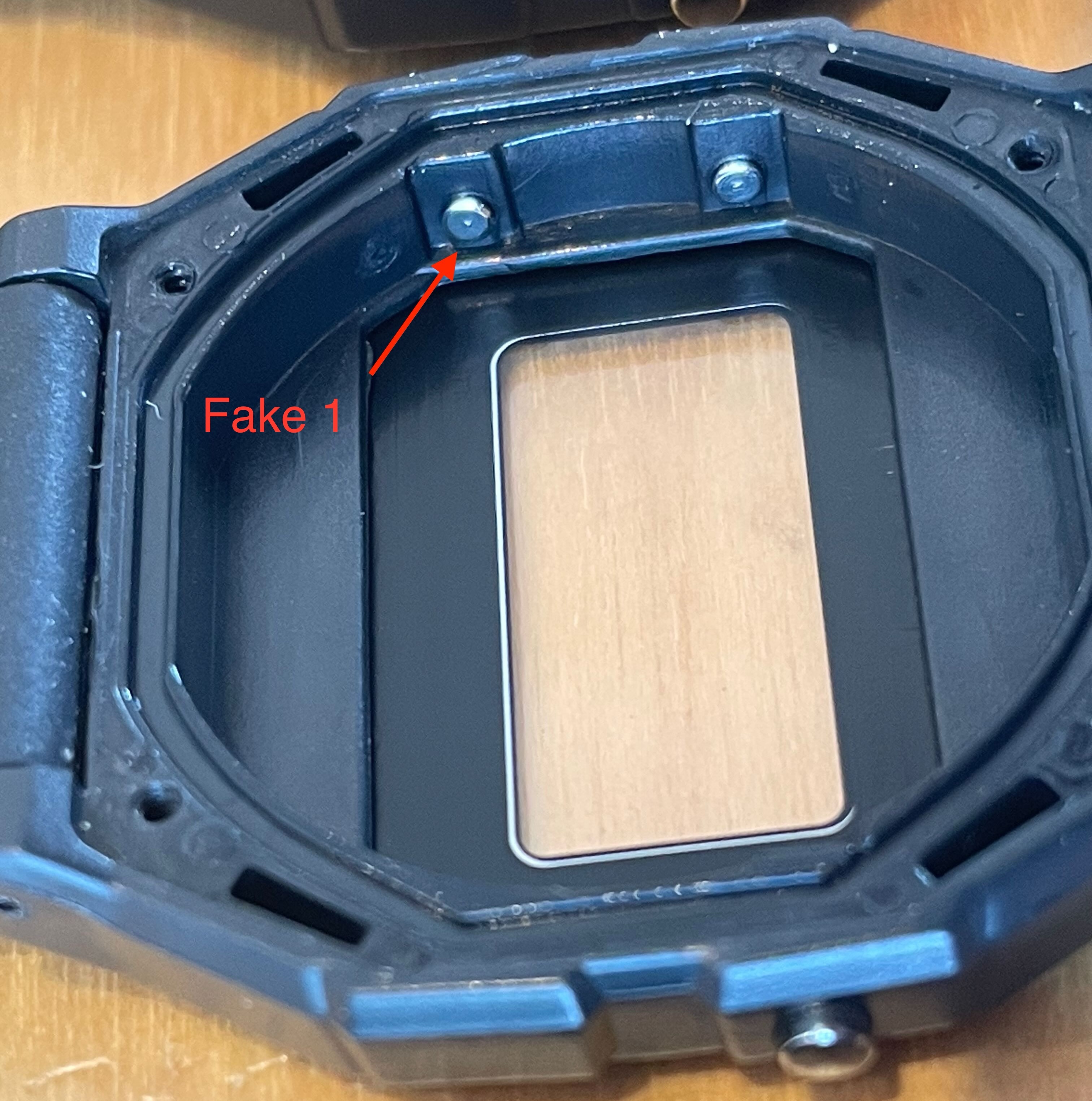 Fake F91-W buttons